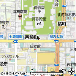 株式会社メディカルパートナー京都周辺の地図