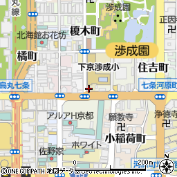 京都府京都市下京区材木町497-4周辺の地図
