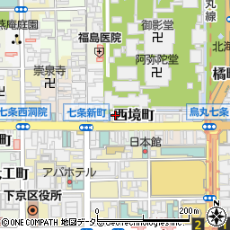 京都府京都市下京区新シ町138周辺の地図