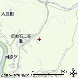 愛知県岡崎市滝町名越周辺の地図