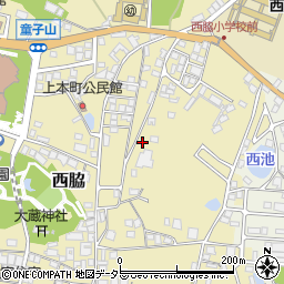 兵庫県西脇市西脇675-13周辺の地図