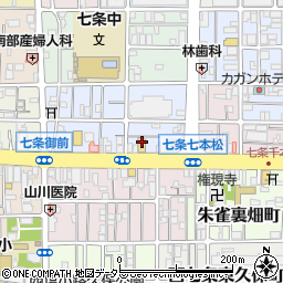 京都府京都市下京区西七条北東野町113周辺の地図