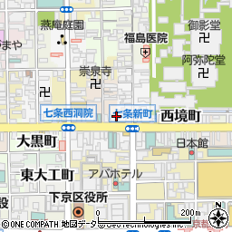 魚と7 ととせぶん 京都駅七条周辺の地図