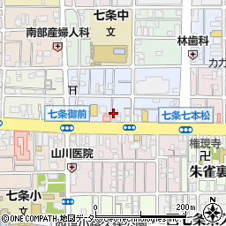 京都府京都市下京区西七条北東野町24周辺の地図