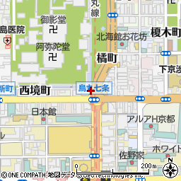 京都府京都市下京区桜木町周辺の地図