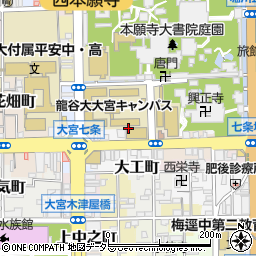 〒600-8268 京都府京都市下京区七条通猪熊西入大工町の地図