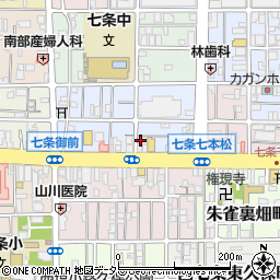 京都府京都市下京区西七条北東野町109周辺の地図