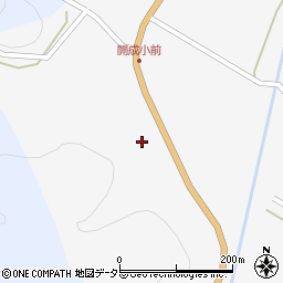 愛知県新城市作手田原朴橋周辺の地図