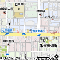 京都府京都市下京区西七条北東野町114周辺の地図