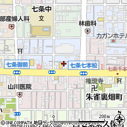 京都府京都市下京区西七条北東野町114-1周辺の地図