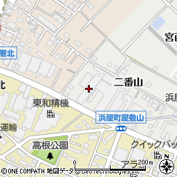 愛知県安城市浜屋町屋敷山34周辺の地図