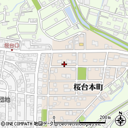 三重県四日市市桜台本町43周辺の地図