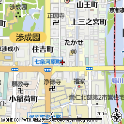 京都府京都市下京区材木町454-3周辺の地図