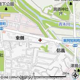 愛知県岡崎市百々町東側42周辺の地図