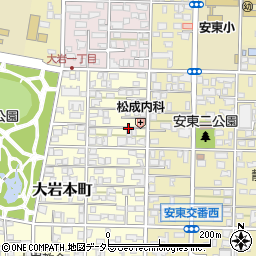 松成内科クリニック周辺の地図