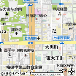 京都府京都市下京区菱屋町153周辺の地図