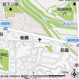 愛知県岡崎市百々町東側40周辺の地図