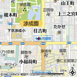 京都府京都市下京区材木町468周辺の地図