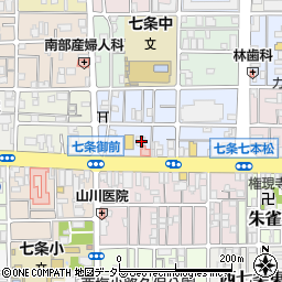 京都府京都市下京区西七条北東野町21周辺の地図