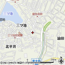 愛知県東海市加木屋町三ツ池12周辺の地図