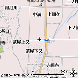 京都府亀岡市曽我部町法貴中溝周辺の地図