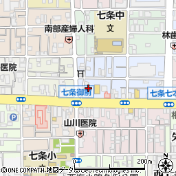 京都府京都市下京区西七条北東野町15周辺の地図