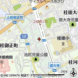 セブンイレブン京都上桂東ノ口店周辺の地図