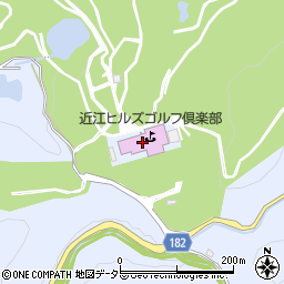 近江ヒルズゴルフ倶楽部周辺の地図