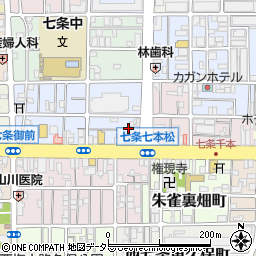 京都府京都市下京区西七条北東野町126周辺の地図