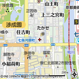 京都府京都市下京区新日吉町135-11周辺の地図