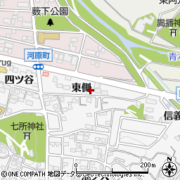 愛知県岡崎市百々町東側47周辺の地図