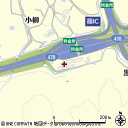 京都府亀岡市篠町篠黒岩周辺の地図
