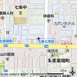 京都府京都市下京区西七条北東野町125周辺の地図