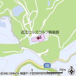 近江ヒルズゴルフ倶楽部周辺の地図