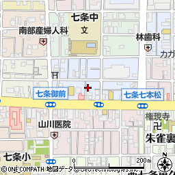 京都府京都市下京区西七条北東野町23周辺の地図
