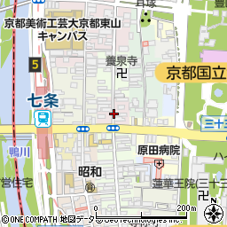 京都府京都市東山区本町新周辺の地図