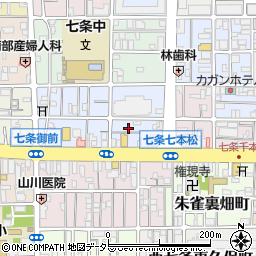 京都府京都市下京区西七条北東野町108周辺の地図