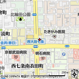 京都銀行西七条支店周辺の地図