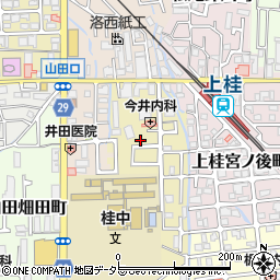 京都府京都市西京区上桂森上町23-2周辺の地図