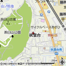 滋賀県大津市秋葉台17-1周辺の地図