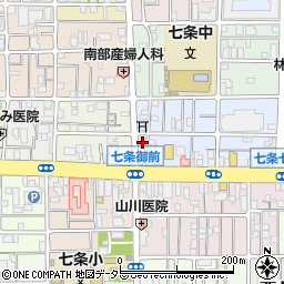 京都府京都市下京区西七条北東野町7周辺の地図