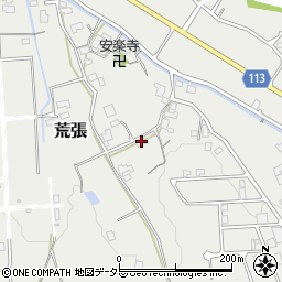 滋賀県栗東市荒張1202周辺の地図