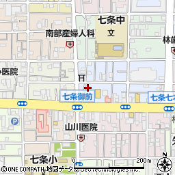 京都府京都市下京区西七条北東野町16-1周辺の地図