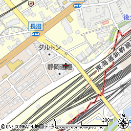 静岡県静岡市葵区長沼南11-11周辺の地図