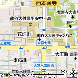 京都府京都市下京区御器屋町周辺の地図