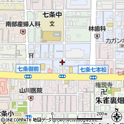 京都府京都市下京区西七条北東野町31周辺の地図