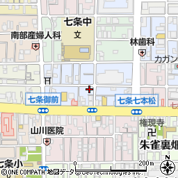 京都府京都市下京区西七条北東野町33周辺の地図