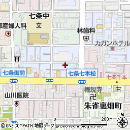 京都府京都市下京区西七条北東野町104周辺の地図