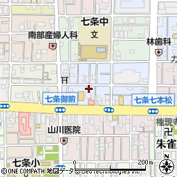 京都府京都市下京区西七条北東野町39周辺の地図