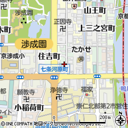 京都府京都市下京区材木町456-5周辺の地図